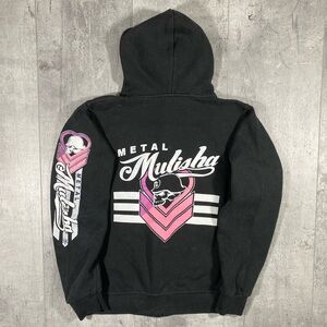 Y2k Metal Mulisha Zip-Up Hoodie